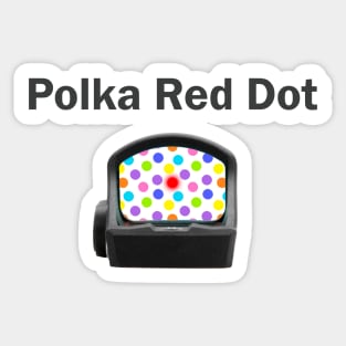 Polka Red Dot Sticker